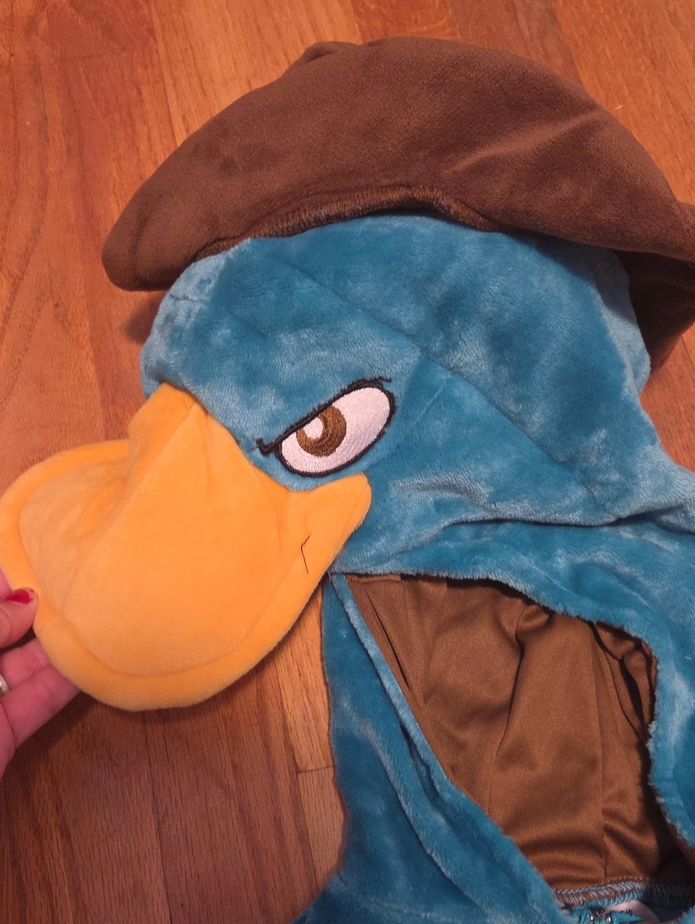 Halloween Costume Perry the Platypus Kid LARGE - Picture 5 of 10